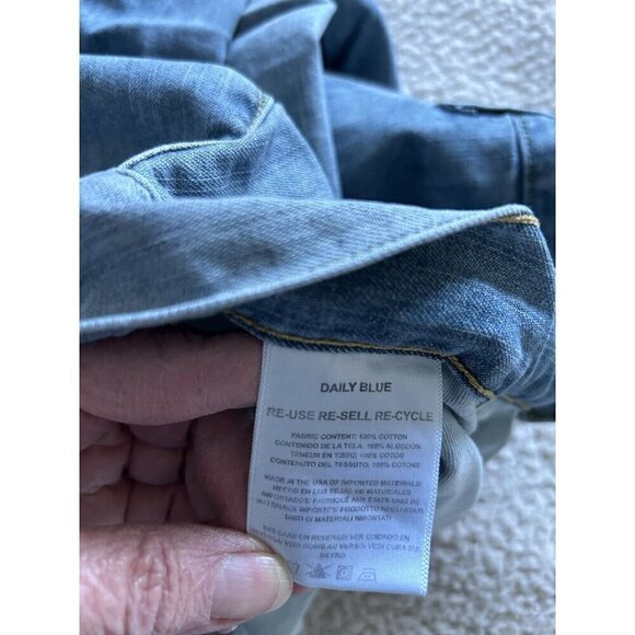 Daily Blue Adriano Goldschmeid Mood Straight Leg Lightweight Jeans Echo Blue 29 - Picture 7 of 14